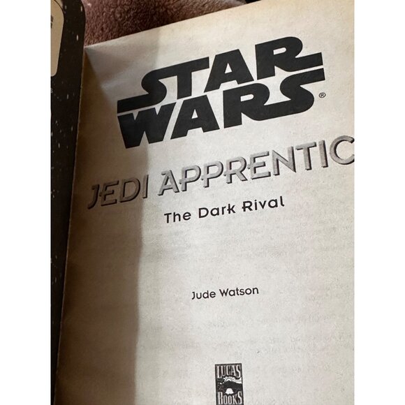 Star Wars Jedi Apprentice Book 2 The Dark Rival paperback book UNREAD Vtg 1st Ed - Picture 4 of 5